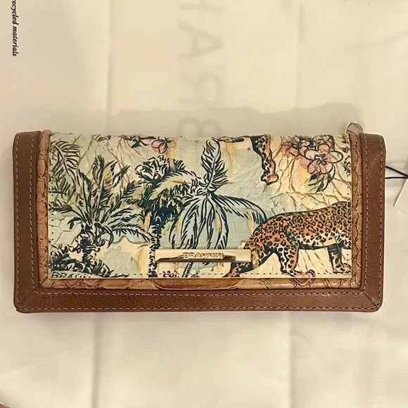 Brahmin Large Duxbury Satchel & Ady Wallet NWT ~ Souvenir Panthera🐆Animal Print - Picture 6 of 9